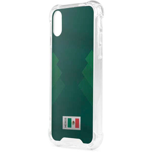 Mexico Soccer Flag iPhone XS Clear Case